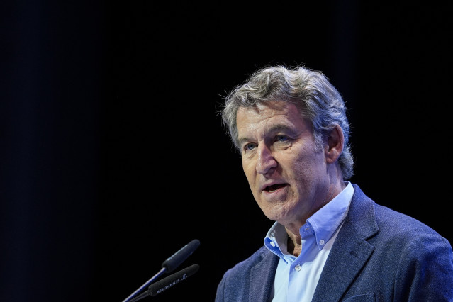 El presidente del PP, Albero Nuñez Feijoo.