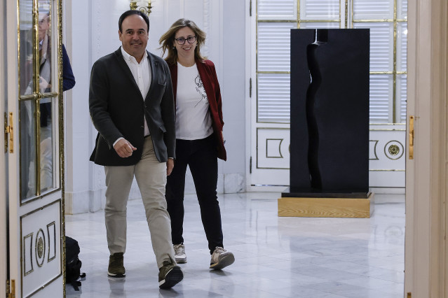 El síndic del PP en Les Corts, Juanfran Pérez Llorca, en la Junta de Síndics este lunes