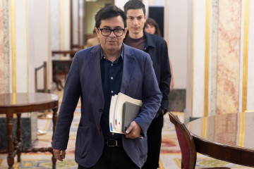 Archivo - El secretario cuarto de la Mesa del Congreso, Gerardo Pisarello, a su llegada a una reunión de la Mesa del Congreso, en el Congreso de los Diputados, a 7 de octubre de 2025, en Madrid (Espa