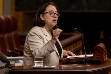 Archivo - La diputada del PP María Jesús Moro interviene durante un pleno en el Congreso de los Diputados, a 14 de noviembre de 2024, en Madrid (España).
