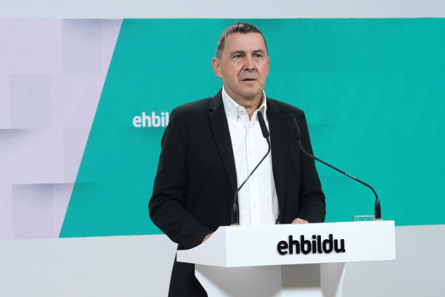Archivo - El coordinador general de EH Bildu, Arnaldo Otegi