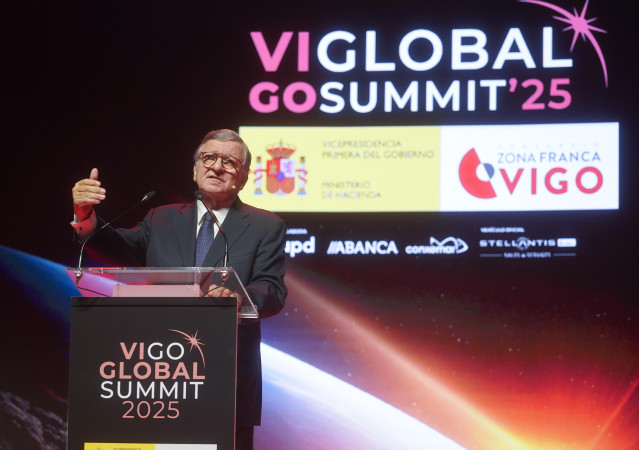 El expresidente de la Comisio´n Europea, José Manuel Durão Barroso, participa en la Vigo Global Summit, a 12 de noviembre de 2025, en Vigo, Pontevedra, Galicia (España). El Vigo Global Summit es un congreso sobre economía en el que se analizan los ejes cl