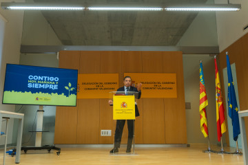 El ministro de Agricultura, Pesca y Alimentación, Luis Planas, valora la labor de Mercasa durante la dana, en rueda de prensa en la sede de la Delegación del Gobierno en la Comunidad Valenciana, a 1