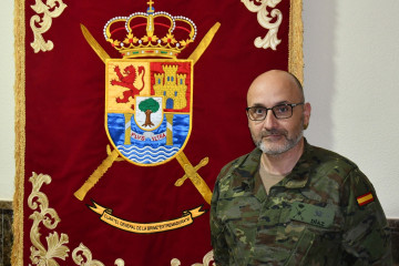 Archivo - El general de brigada Álvaro Díaz Fernandez, nuevo general jefe de la Brigada 'Extremadura' XI