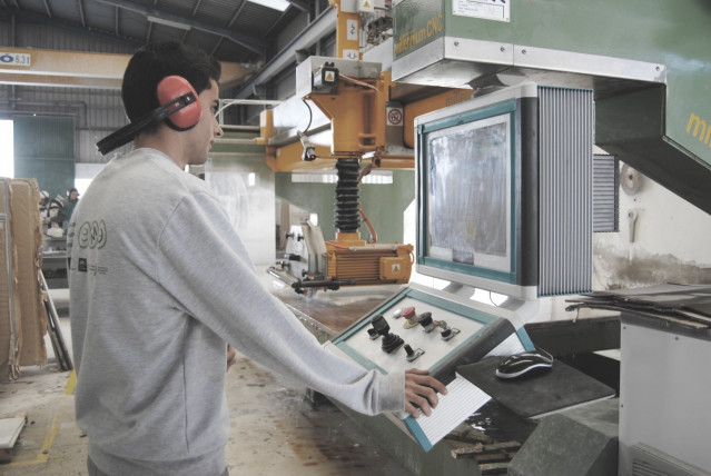 Archivo - Sector del mármol.