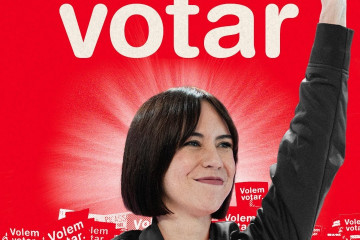 Cartel por el cual acusan al, PSOE de Valencia, de plagio al alcalde den Nueva York, Zohran Mamdani.