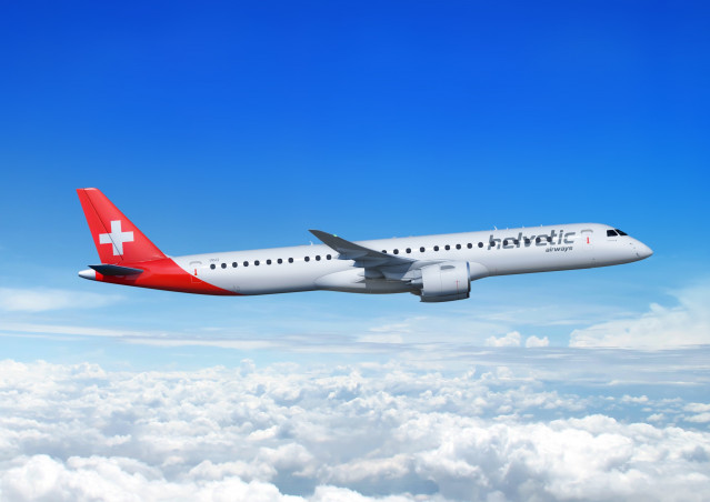 Helvetic Airways aumenta su flota con un pedido de ocho aviones Embraer E195-E2.