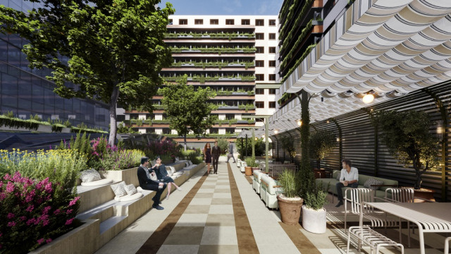 Archivo - Proyecto de la terraza del edificio