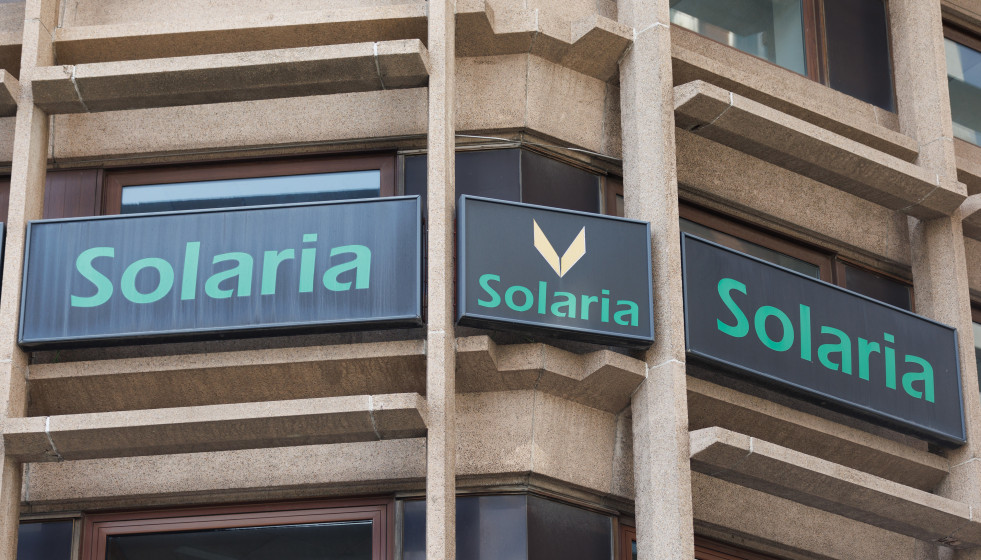 Archivo - La sede de Solaria, en Madrid (España)