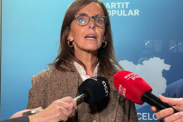 Fúnez en las declaraciones a la prensa este lunes.