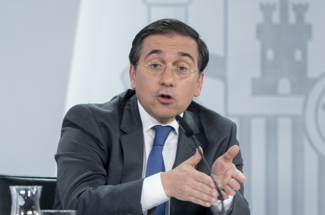 Archivo - El ministro de Asuntos Exteriores, Unión Europea y Cooperación, José Manuel Albares.