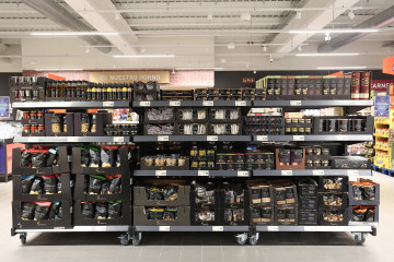 Lineal de la gama Special en los supermercados de Aldi