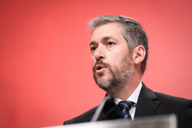 El consejero de Presidencia, Justicia y Administración Local, y portavoz del Gobierno autonómico, Miguel Ángel García Martín, durante una rueda de prensa tras la reunión del Consejo de Gobierno d