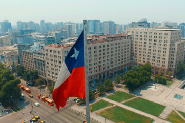 Archivo - Bandera de Chile.