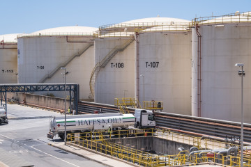 Archivo - Planta de almacenamiento y distribución de hidrocarburos de Grupo Hafesa