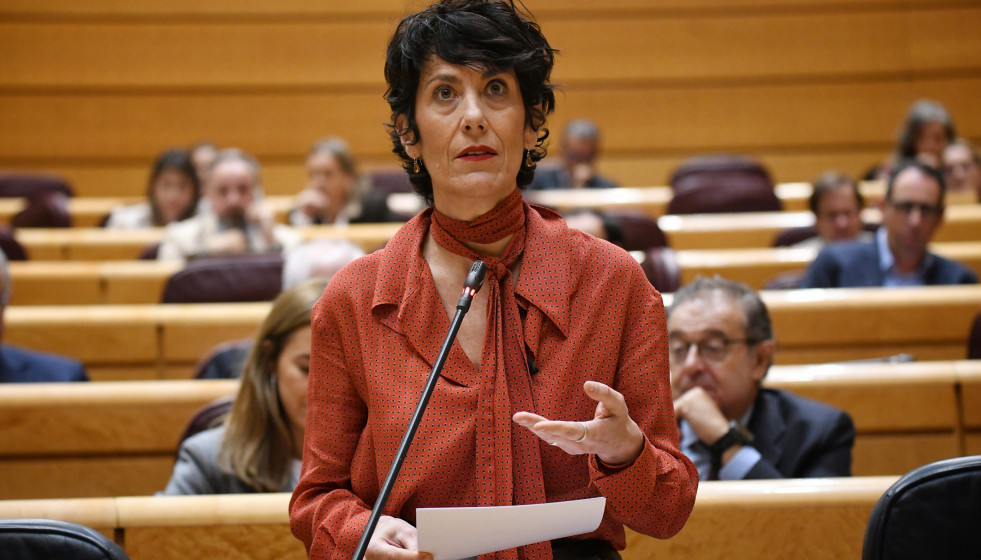 Archivo - La ministra de Inclusión, Seguridad Social y Migraciones de España, Elma Saiz.