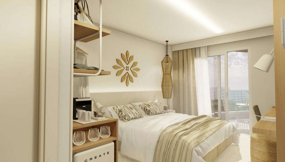 Habitación de Garden Hotel Group.