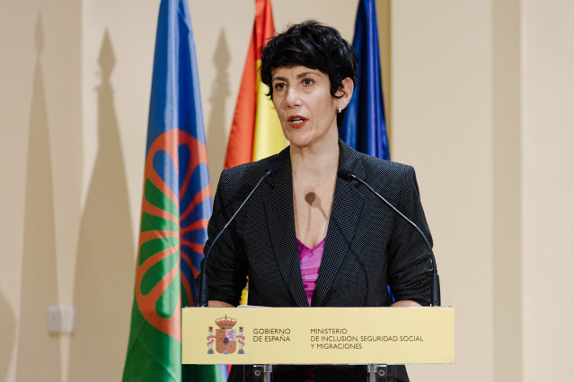 La ministra de Inclusión, Seguridad Social y Migraciones, Elma Saiz.