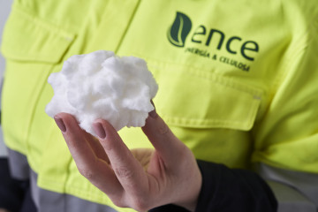 Archivo - Ence inicia la homologación de su primera línea de producción de celulosa fluff en la biofábrica de Navia