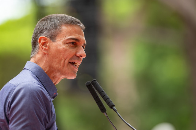 Archivo - El presidente del Gobierno, Pedro Sánchez, en un acto político