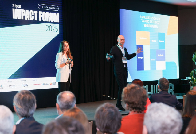 Fundadores de Ship2B Ventures,  Maite Fibla y Xavier Pont.