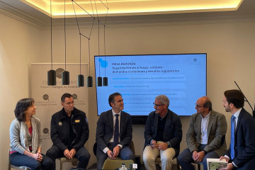 Presentación del estudio sociológico 'Percepción ciudadana sobre el riesgo de incendios en las fachadas de los edificios', elaborado por NC Report para el Observatorio de Nuevos Riesgos de Incendio