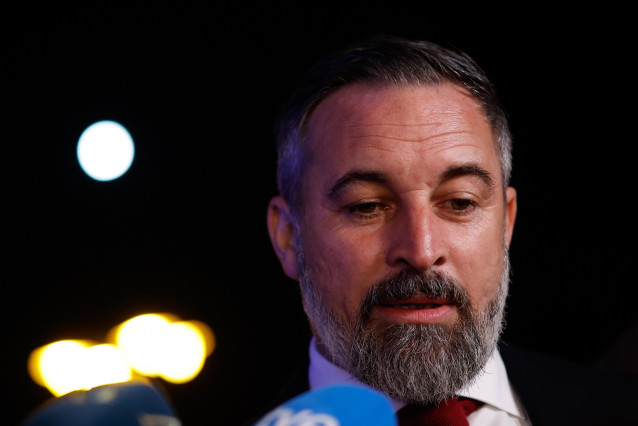 El presidente de Vox, Santiago Abascal. Archivo.