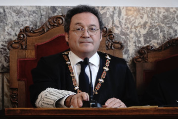 El fiscal general del Estado, Álvaro García Ortiz, preside la toma de posesión de Carmen Eiró como nueva Fiscal Superior de Galicia, a 17 de noviembre de 2025, en A coruña, Galicia (España). Car