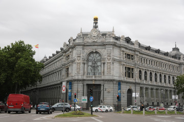 Archivo - Sede del Banco de España a 13 de mayo de 2021 en Madrid (España).