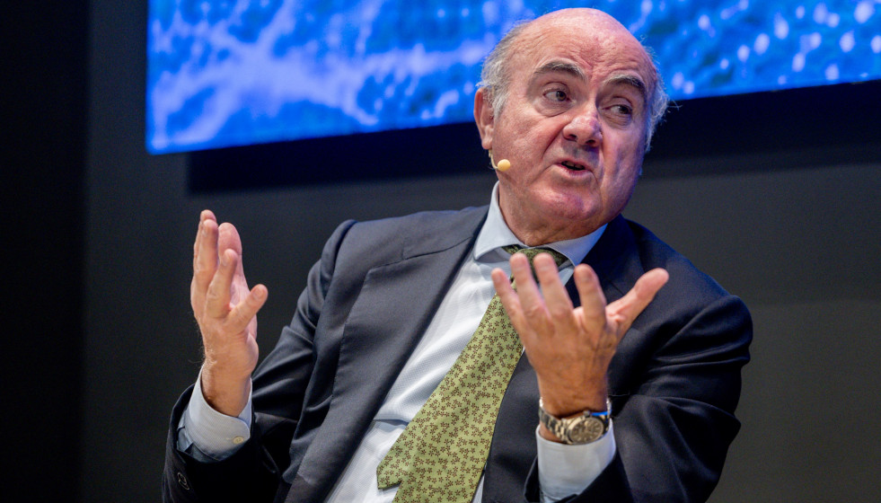 Archivo - El vicepresidente del Banco Central Europea, Luis de Guindos