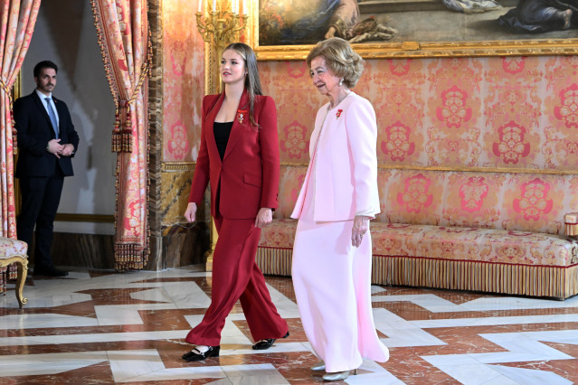 La Princesa Leonor y la Reina Sofía.
