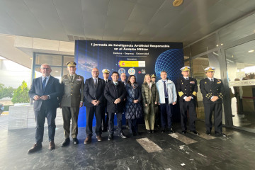 Clausura de las jornadas sobre inteligencia artificial en el ámbito de la defensa.