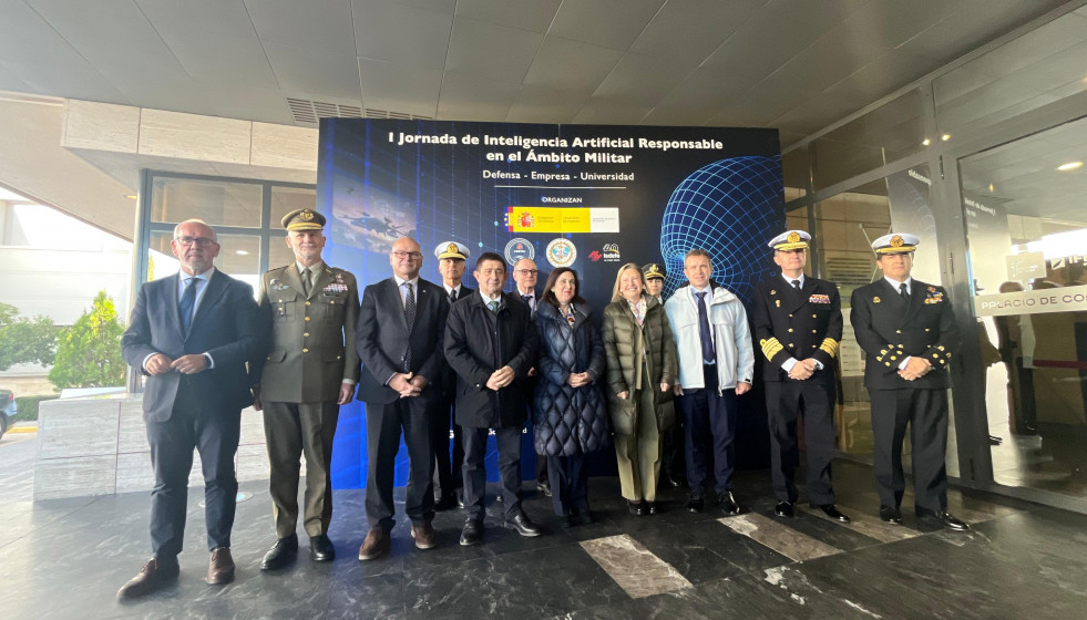 Clausura de las jornadas sobre inteligencia artificial en el ámbito de la defensa.