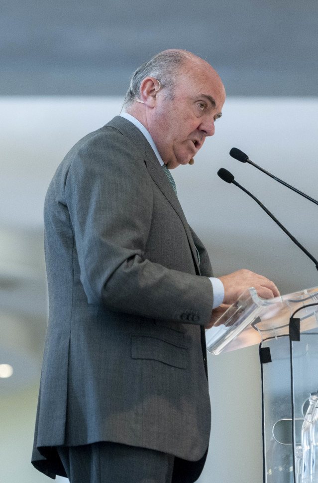 Archivo - El vicepresidente del Banco Central Europeo, Luis de Guindos.