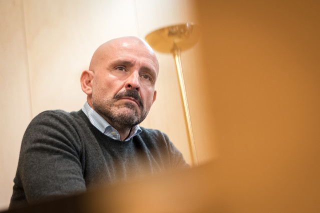 El vicesecretario de Educación e Igualdad del PP, Jaime de los Santos, durante uan entrevista concedida a Europa Press.