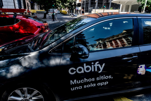 Archivo - Un vehículo de Cabify, a 31 de julio de 2025, en Madrid (España)
