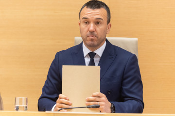 El presidente de la Diputación de Valencia, Vicente Mompó Aledo, comparece en la comisión de investigación sobre la dana, en el Congreso d