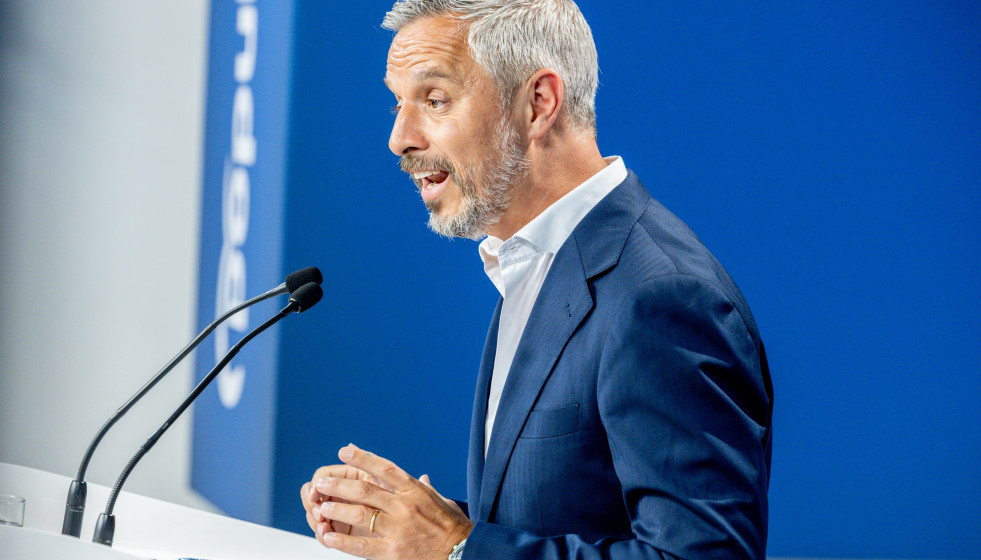 Archivo - El vicesecretario de Hacienda, Vivienda e Infraestructuras del PP, Juan Bravo (Fotografía de Archivo)