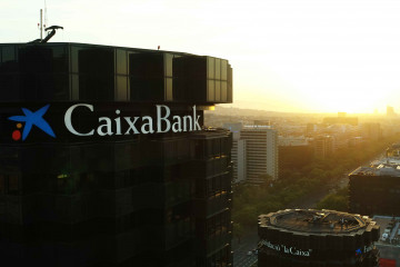 Archivo - Sede corporativa de CaixaBank en Barcelona