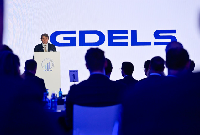 El presidente de GDELS, Antonio Bueno, durante la clausura de la primera edición de PMA.