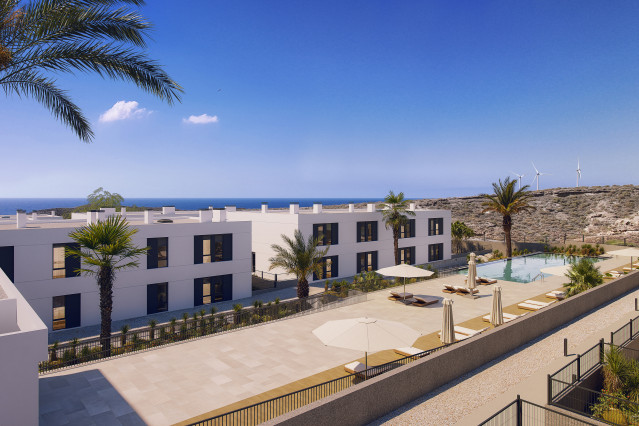 Archivo - Complejo residencial 'Ancor' que promueve Metrovacesa en Abades