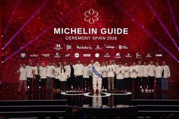 Un momento de la gala de presentación la Guía Michelin 2026.