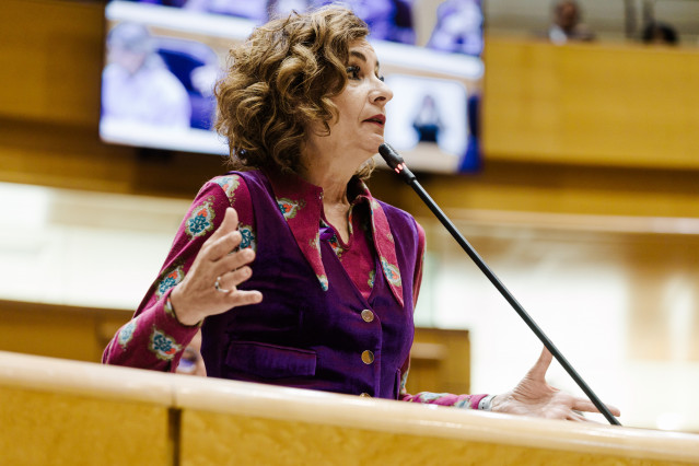 La vicepresidenta primera y ministra de Hacienda, María Jesús Montero.