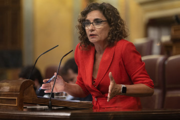 Archivo - La ministra de Hacienda, María Jesús Montero, durante un debate de totalidad del Proyecto de Ley de Presupuestos Generales del Estado para el año 2023, en el Congreso de los Diputados, a 