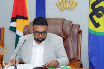 Archivo - El presidente de Guyana, Ifraan Ali.