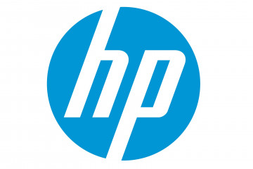 Archivo - Logo de Hewlett-Packard (HP).