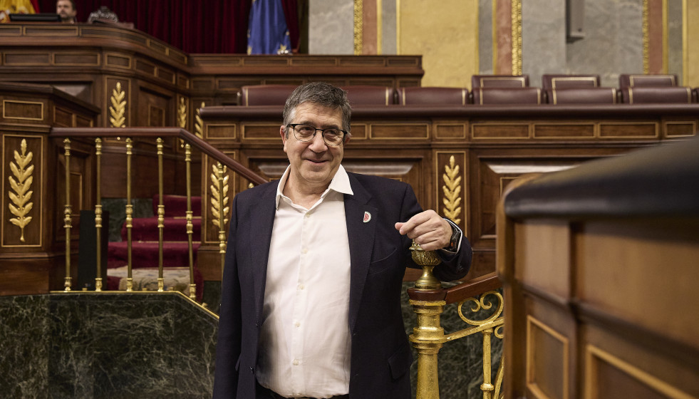 El portavoz del PSOE en el Congreso, Patxi López.