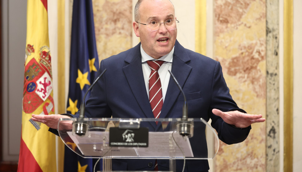 El secretario general del PP, Miguel Tellado.