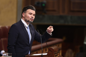 El portavoz de ERC en el Congreso, Gabriel Rufián