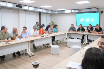 Archivo - El secretario general de EH Bildu, Arnaldo Otegi, en la conferencia política de la formación